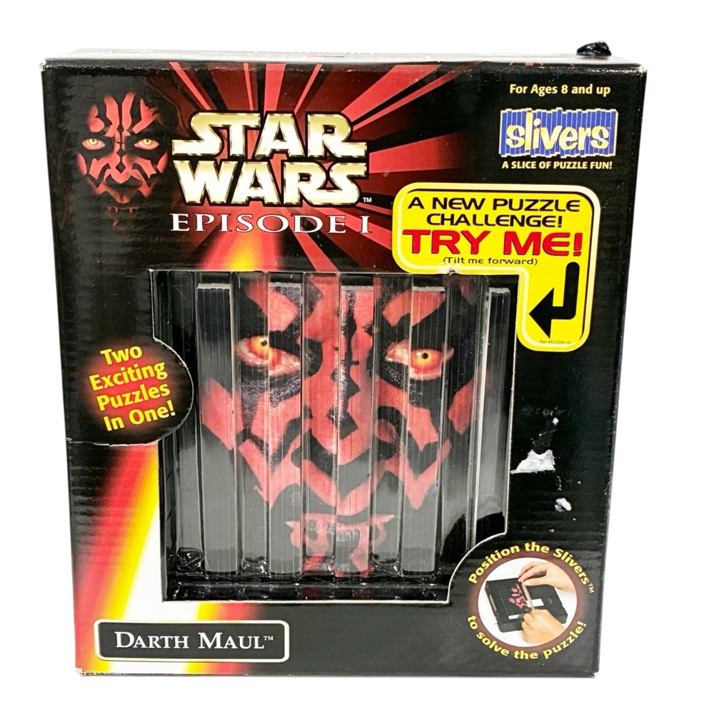 Star Wars Episode 1 Darth Maul Sliver Puzzle Hasbro‎ 1999 NEW